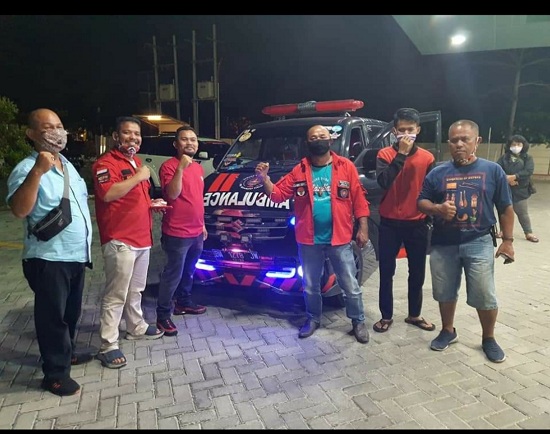 Solid Bergerak, PBB Bantu Berangkatkan Almarhum Diana Boru Gultom ke Padang Sidempuan.